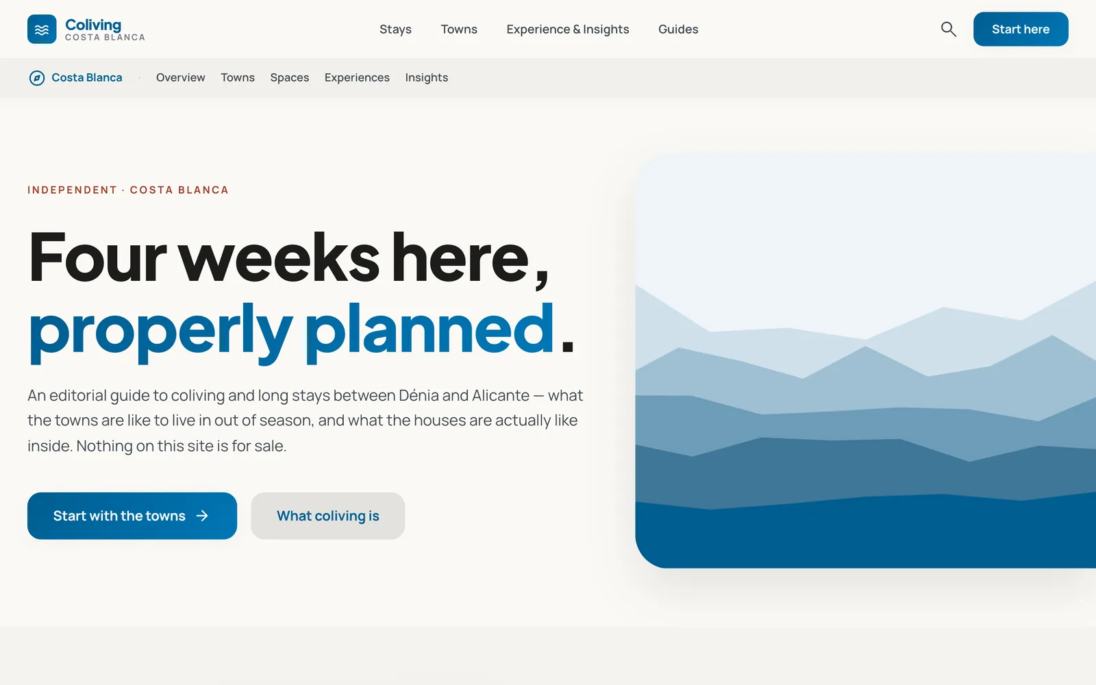 Screenshot of coliving-costa-blanca.com