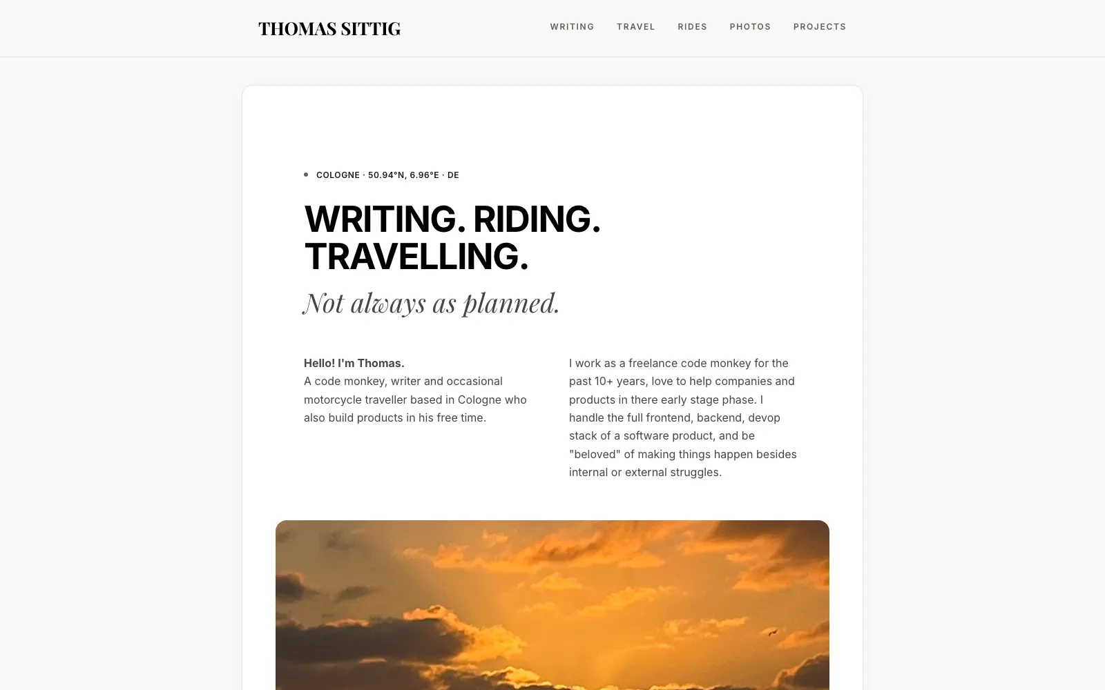 Screenshot of thomas-sittig.com